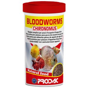 PRODAC-BLOODWORMS CHIRONOMUS 250ML/25GR