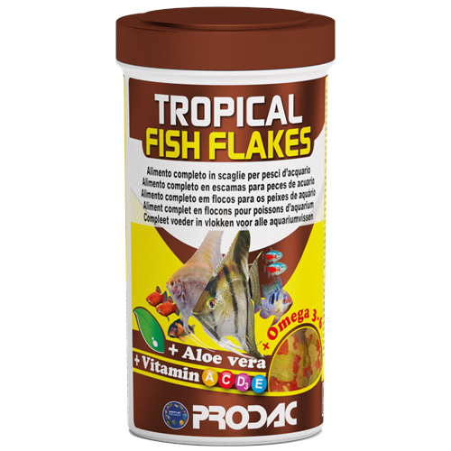 PRODAC-TROPICAL FISH FLAKES 250ML/50GR