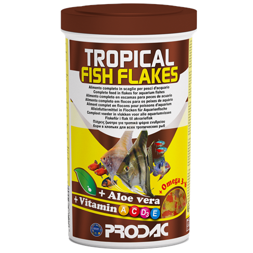 PRODAC-TROPICAL FISH FLAKES 1200ML/200GR