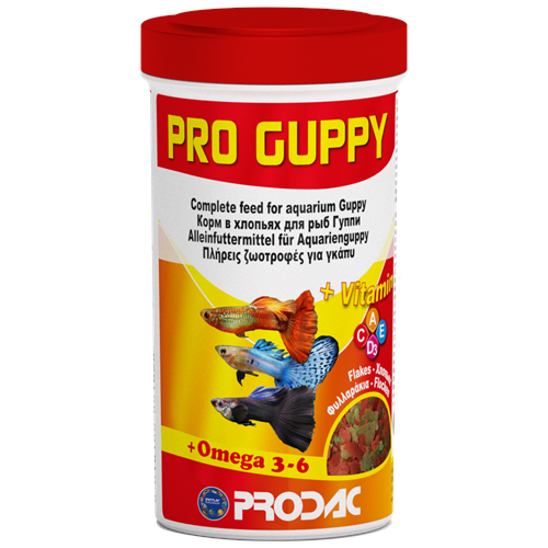 PRODAC-PRO GUPPY PELLET 250ML/125GR